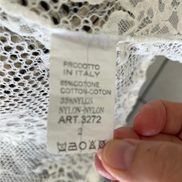 Elegant White Lace Cover-Up - Picture 3 of 3